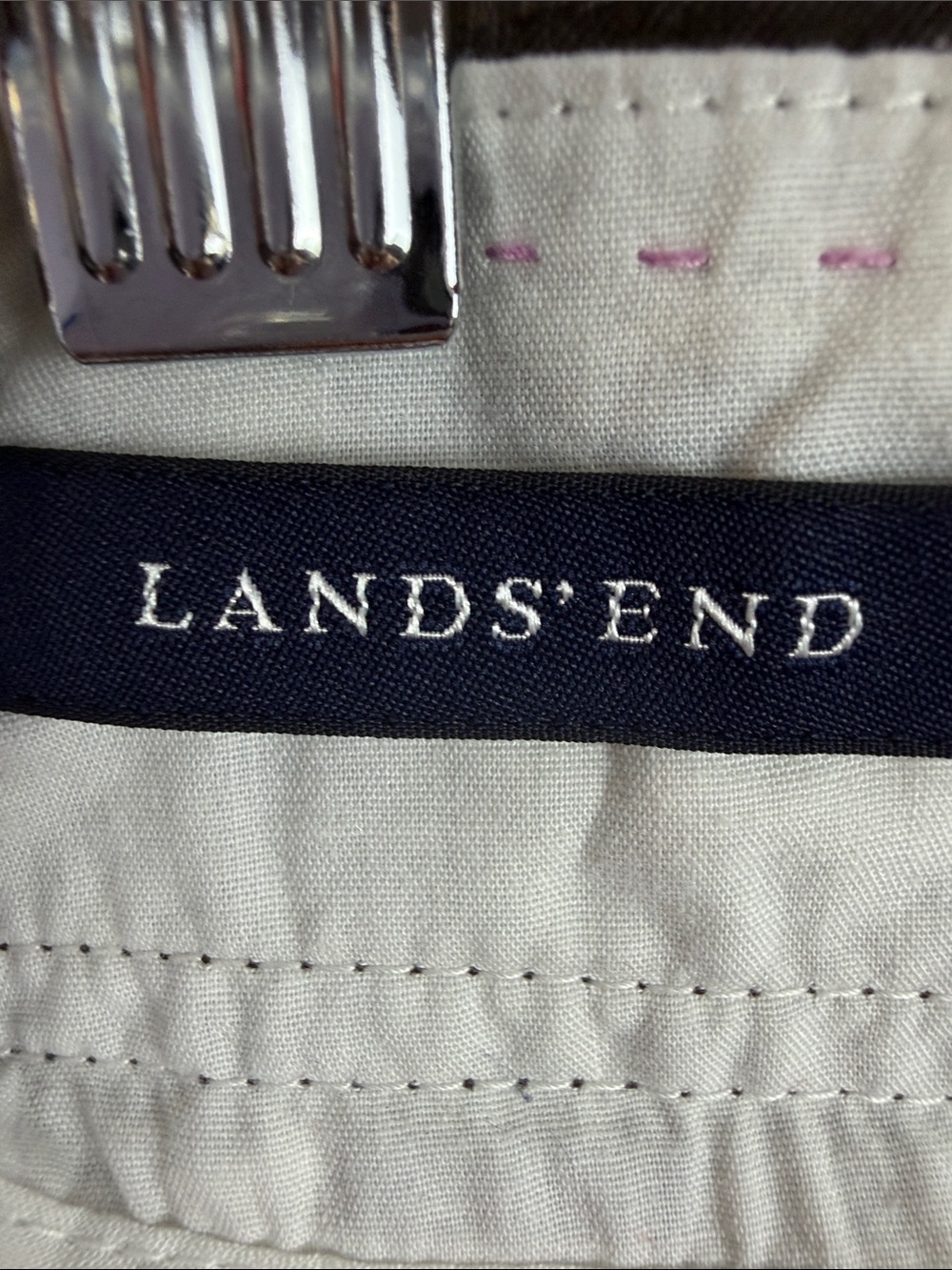 Lands’ End Giraffe Print Cotton Skort Skirt Size 18 Safari Animal Print - Picture 8 of 16